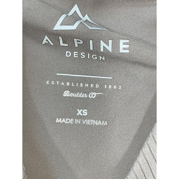 Alpine Design Womens Ribbed Crop Tank Light‎ Beige X-Small $35 - Picture 4 of 7